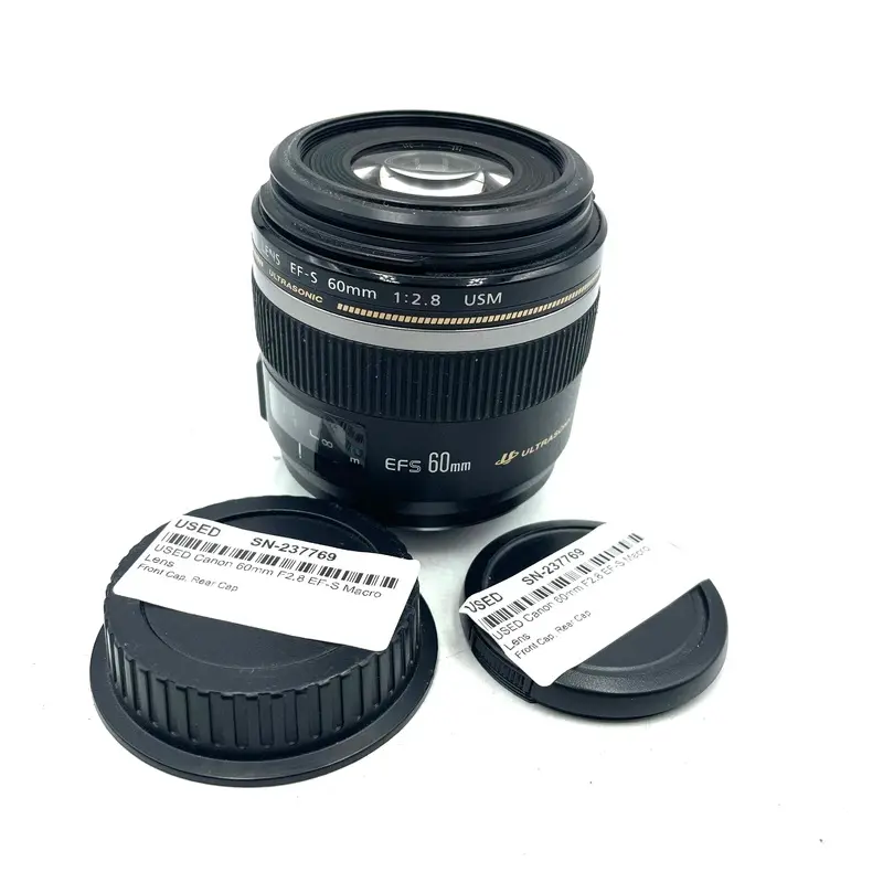 USED Canon 60mm F2.8 EF-S Macro Lens