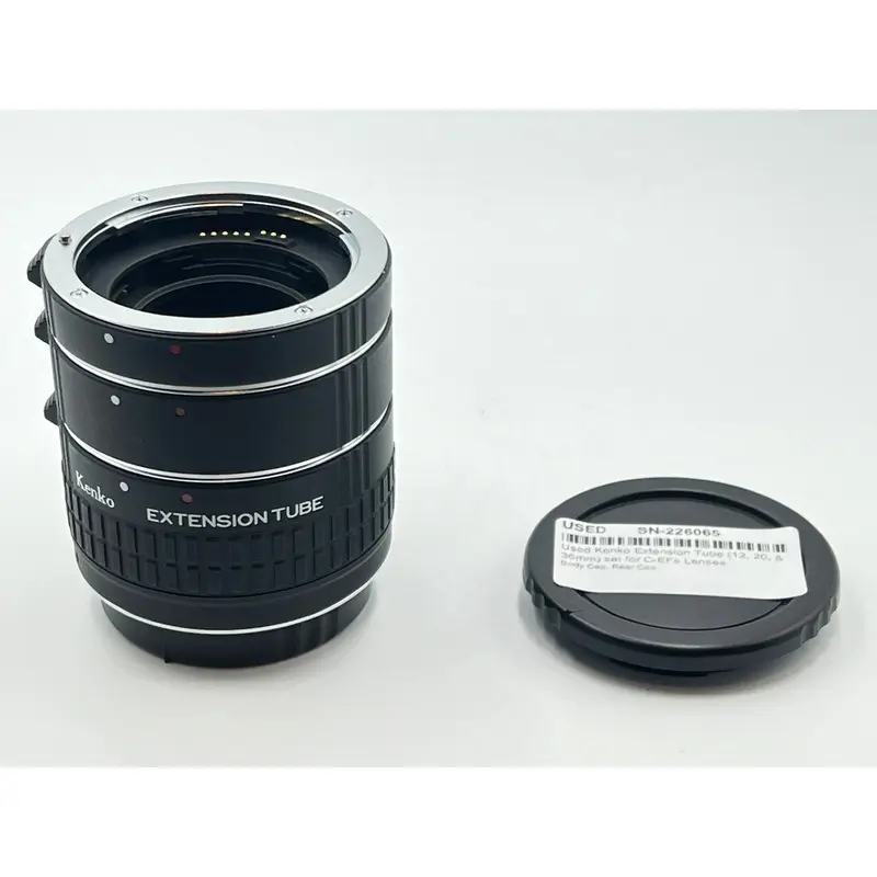Used Kenko Extension Tube (12, 20, & 36mm) set for C-EFs Lenses
