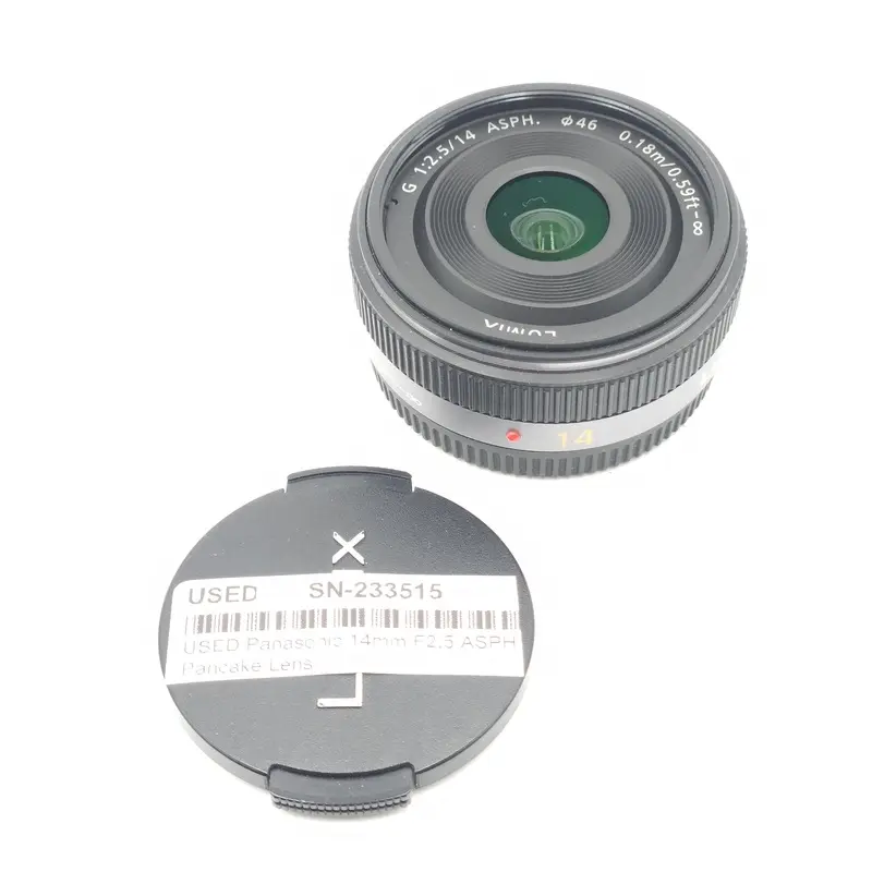 USED Panasonic 14mm F2.5 ASPH Pancake Lens