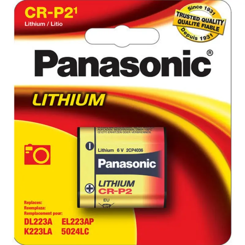 Panasonic CR-P2 (223)  6V Battery