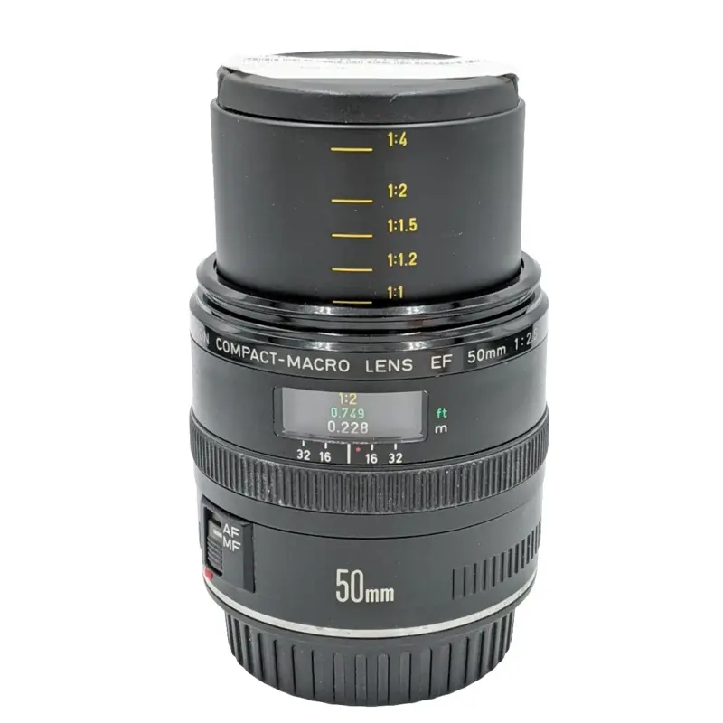 USED Canon 50mm F2.5 EF Macro Lens