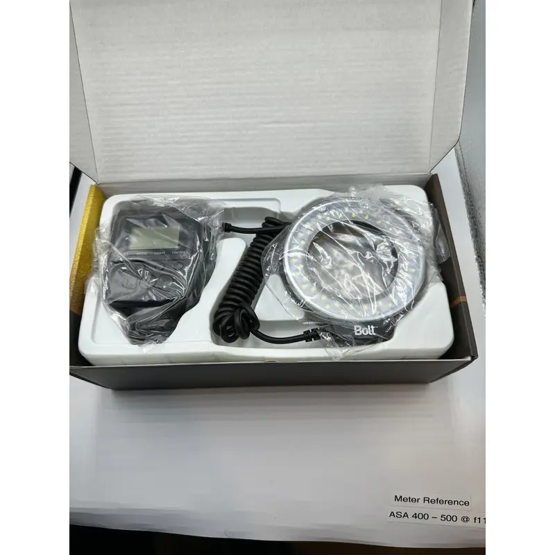 Used Bolt VM-110 LED Macro Ring Light (Unused/Mint)