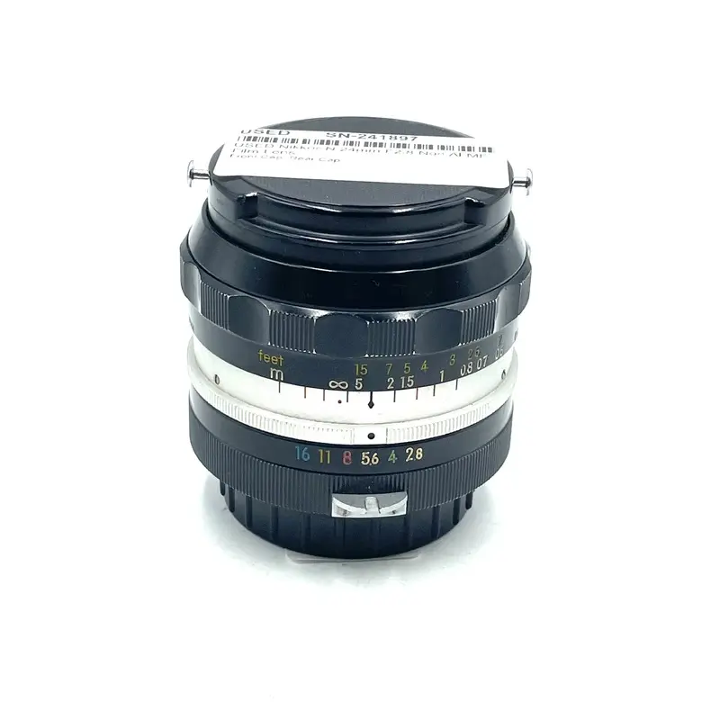 USED Nikkor-N 24mm F2.8 Non AI MF Film Lens