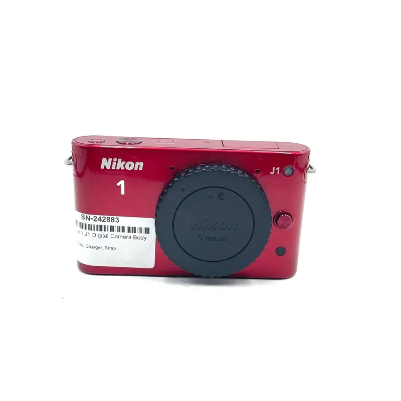 USED Nikon 1 J1 Digital Camera Body (Red)