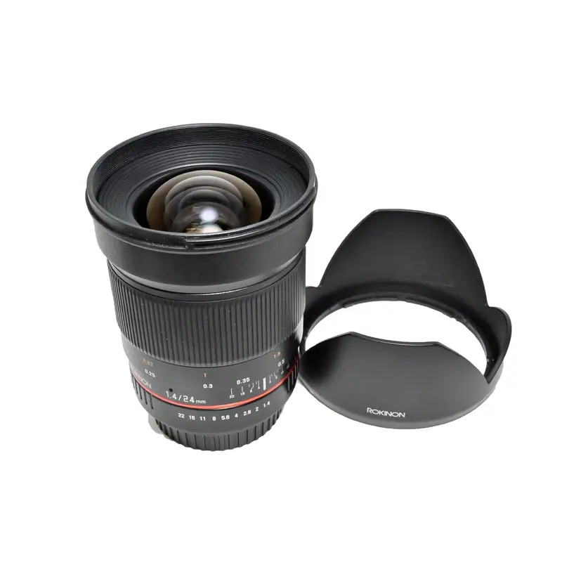 USED Rokinon 24mm F1.4 ED AS IF UMC Full Frame Lens for Canon