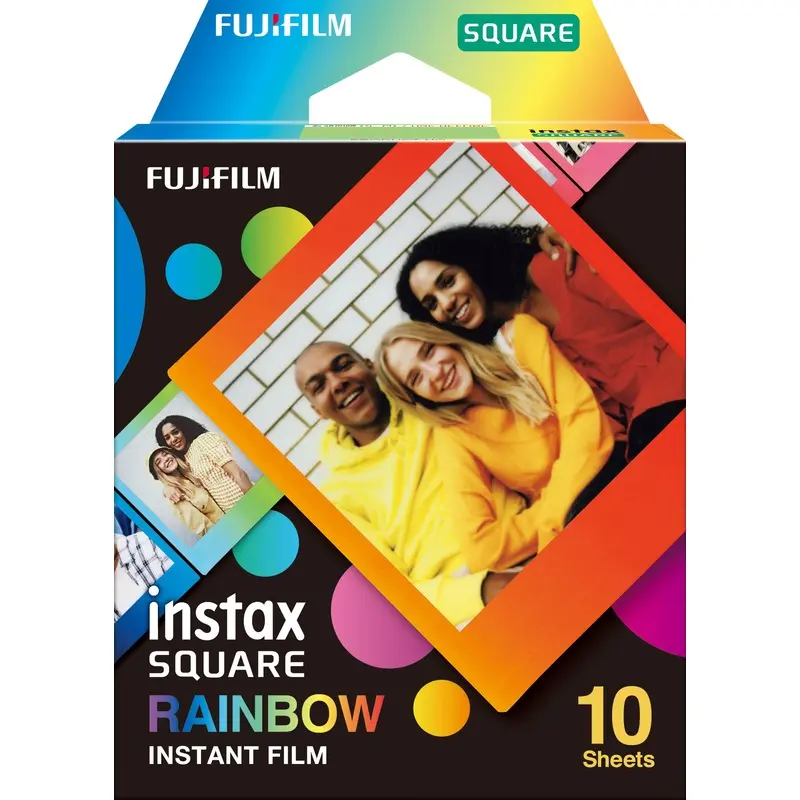 Fujifilm Instax Square Rainbow Film 1-Pack Promaster 4830