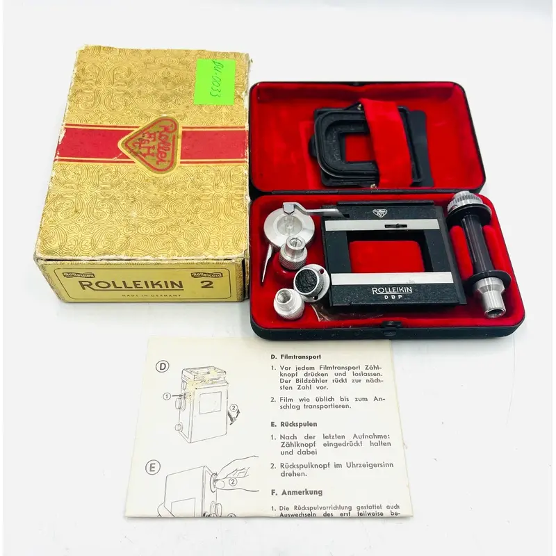 Rolleiflex Rolleikin 2 35mm Film Adapter Set (0033)
