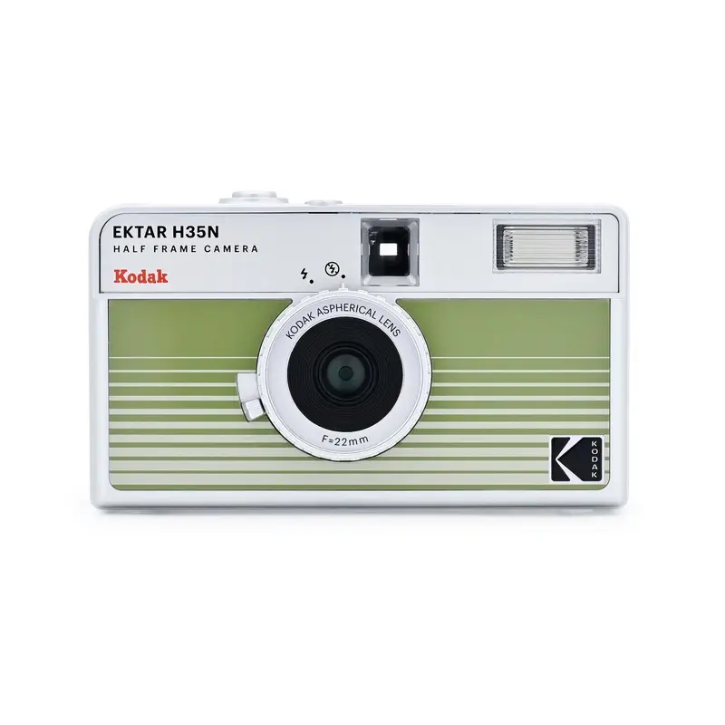 Kodak Ektar H35N Half-Frame Film Camera (Striped Green)