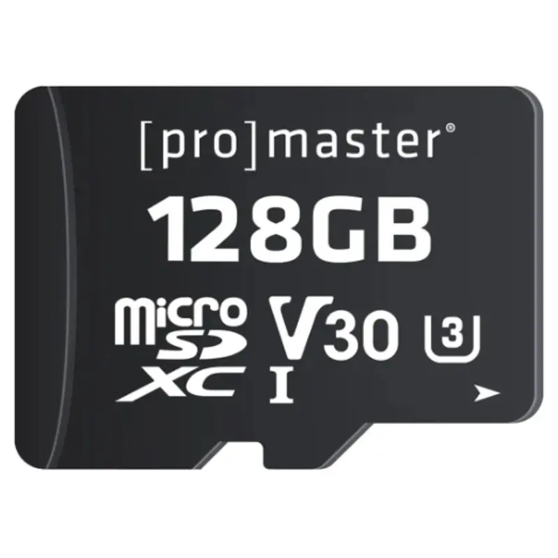 Promaster 87844 Micro SDXC 128GB Advanced UHS-I V30 Memory Card