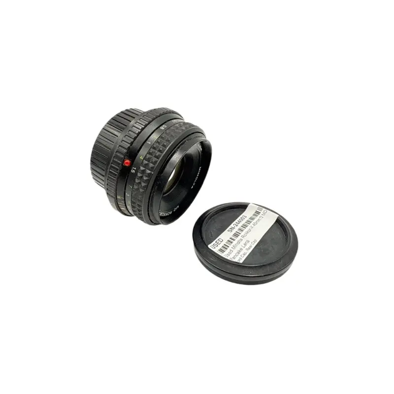 Used Minolta Rokkor-X 45mm f2 MD Pancake Lens