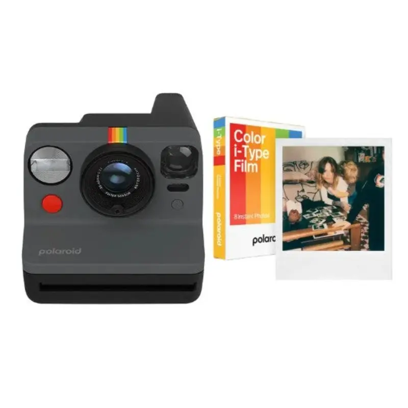 Polaroid Now Generation 3 i-Type Instant Camera Starter Set (Black)