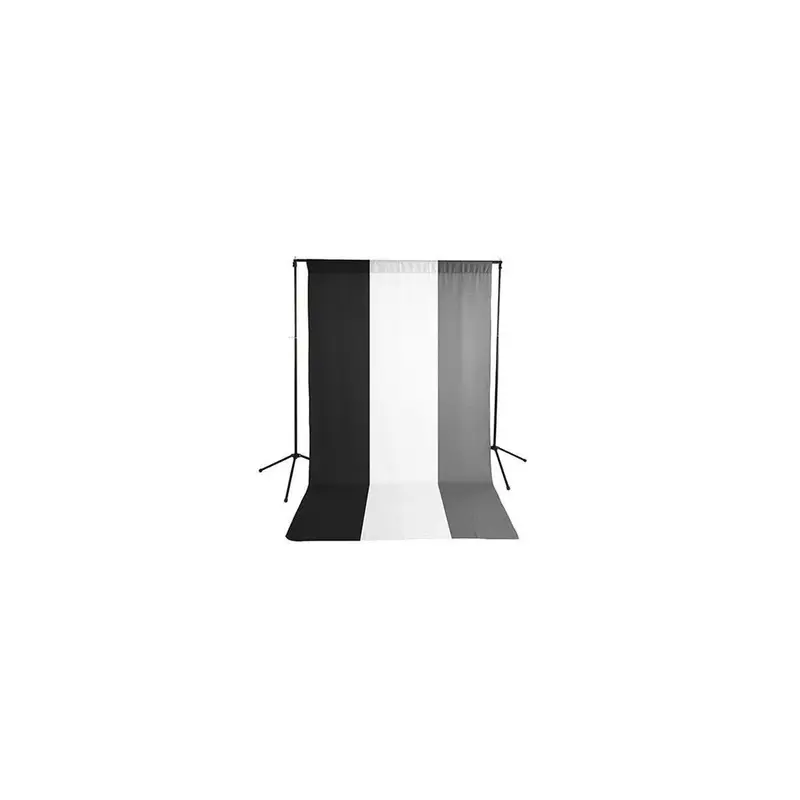 Savage Economy Background Support Stand  with White, Black, and Gray Backdrops