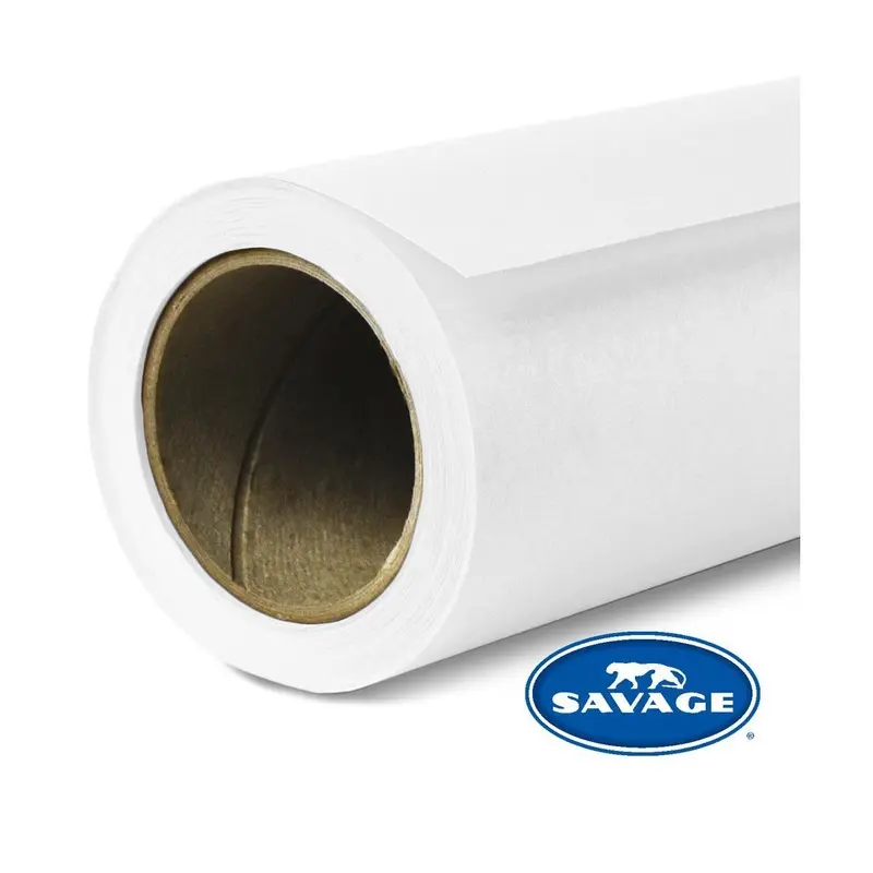 Savage 140" x 105' #1 Super White Photowide Seamless Background