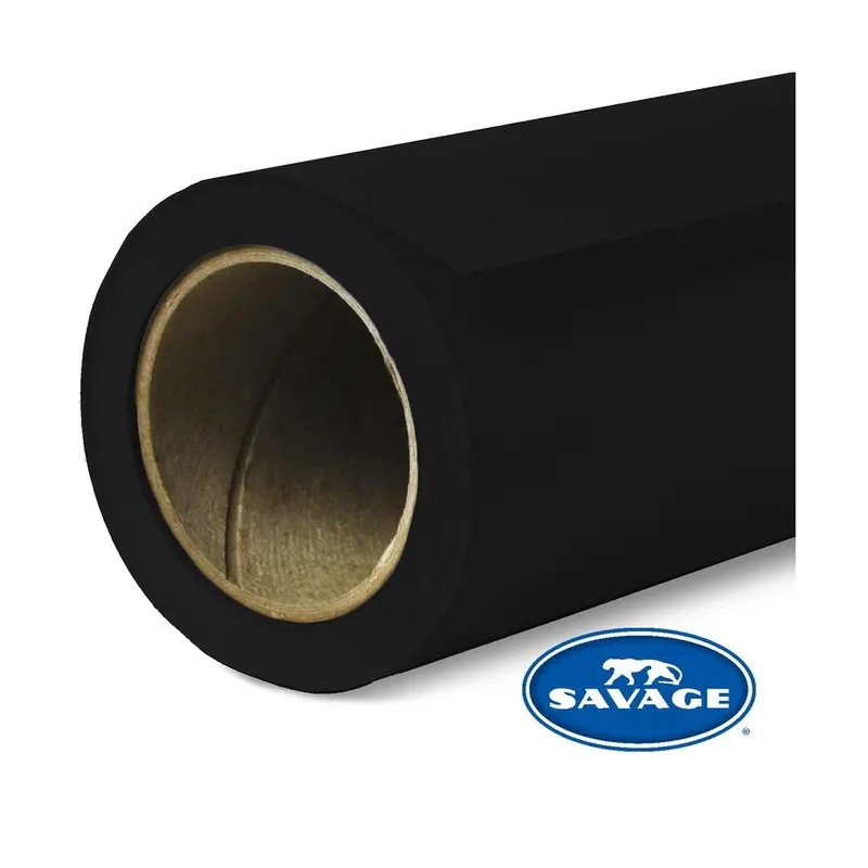 Savage 26"x36' #20 Black Seamless Background Paper