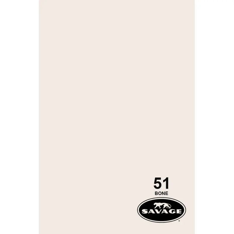 Savage 107" x 36' #51 Bone Seamless Background Paper