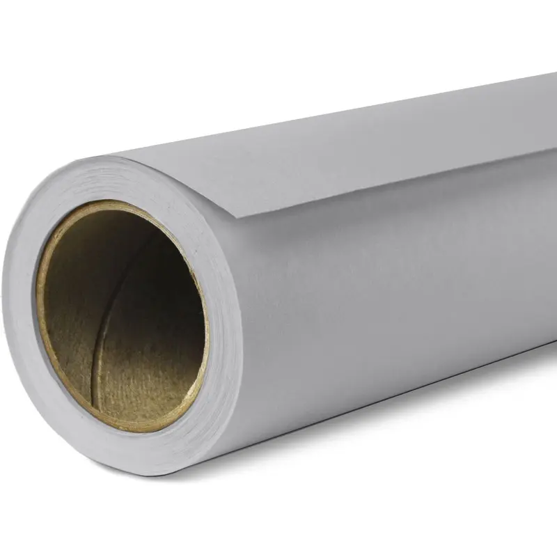 Savage 107" x 36' #9 Stone Gray Seamless Background Paper