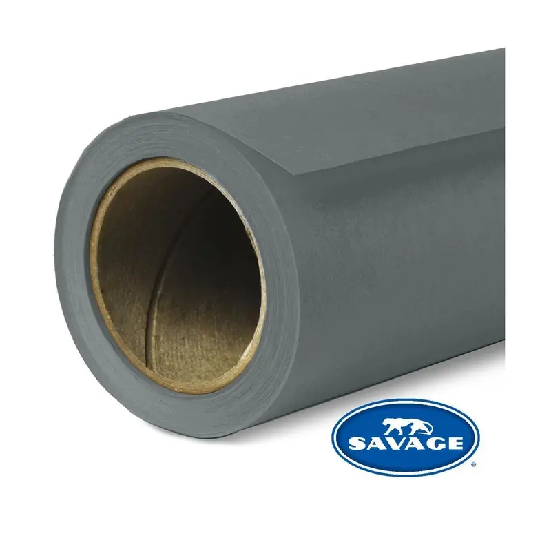 Savage 53" x 36' #54 Charcoal Seamless Background Paper
