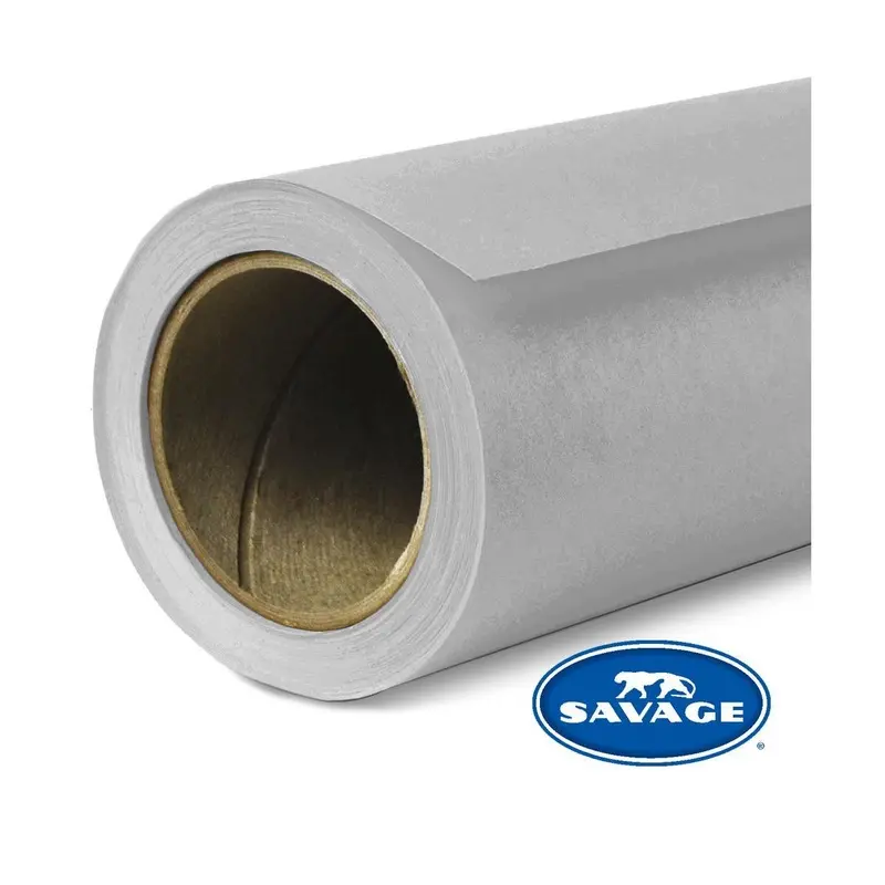 Savage 107" x 36' #60 Focus Gray Seamless Background Paper