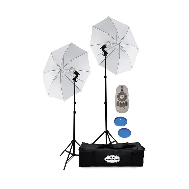 Savage 700W Bi-Color LED Studio Light Kit