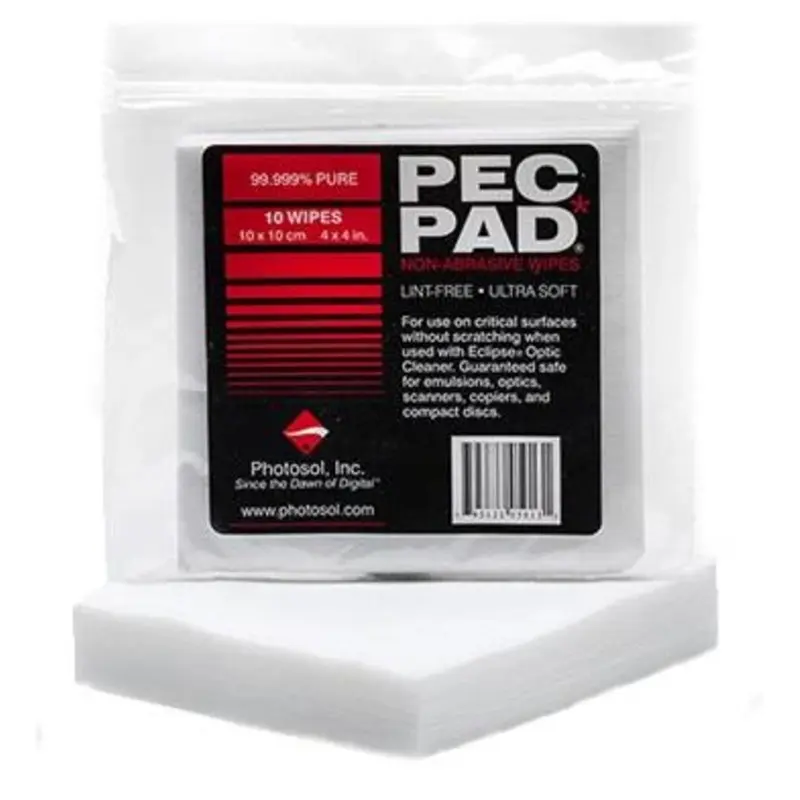 Pec*Pad Non-Abrasive Wipes (4"x4")  - 100 Wipes