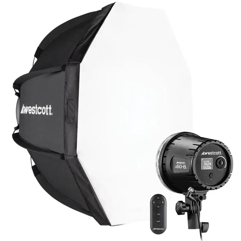 Westcott U60-B Bi-Color LED Monolight with Octabox (1-Light Kit)  (810)