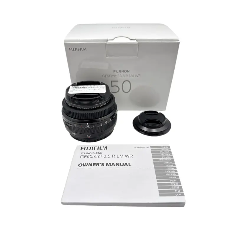 Used Fujifilm 50mm F3.5 GF R LM WR Lens