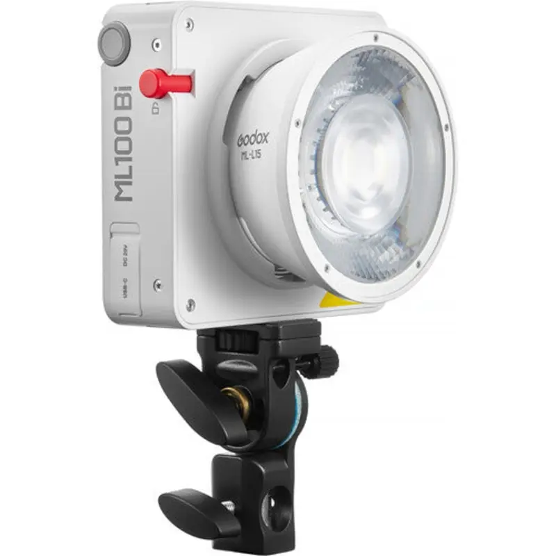 Godox ML100Bi Bi-Color Portable LED Light (36 Lens & Power Bank Holder Kit)
