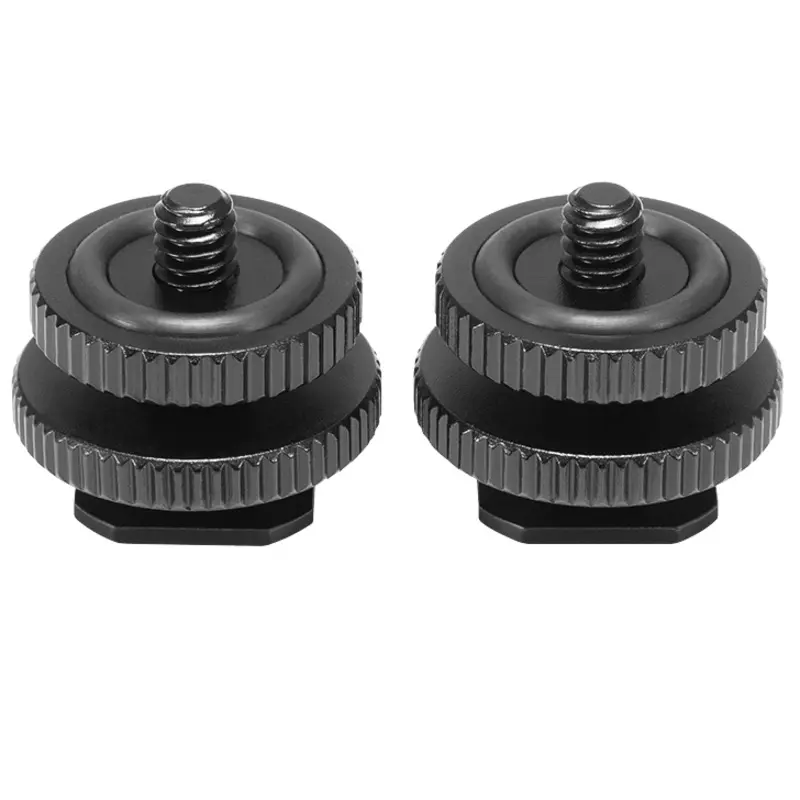 SmallRig Cold Shoe Adapter with 3/8" to 1/4" Thread(2pcs Pack) 1631 2086