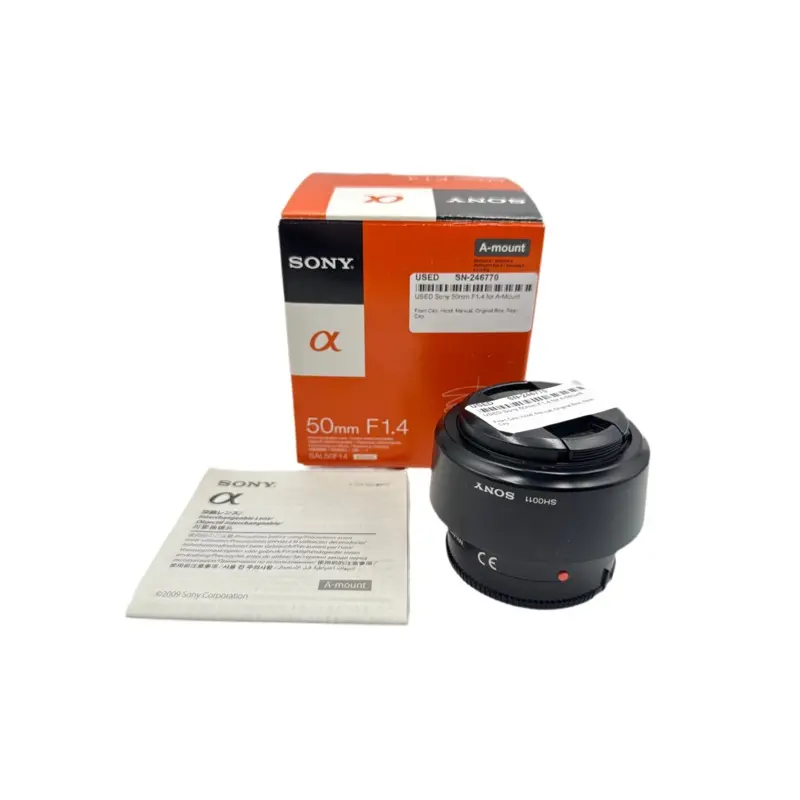 USED Sony 50mm F1.4 for A-Mount