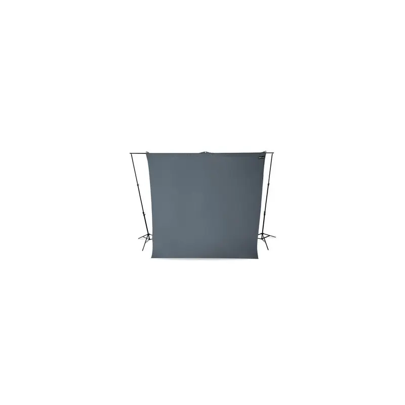 Westcott 140 9 x 10' Gray Wrinkle Resistant Backdrop