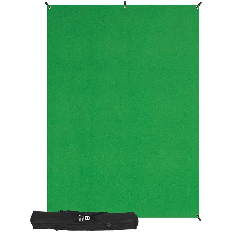 Westcott 579K  X-Drop 5'x7' Backdrop Kit Green Screen Background & Stand