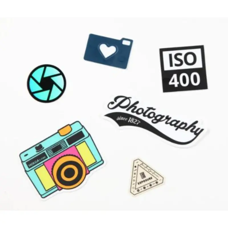 PhotoGenic Camera Lover's Sticker Pack (5-Piece)