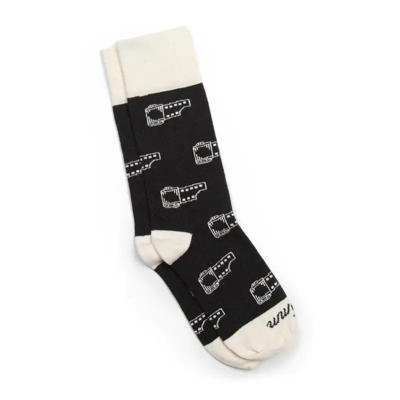 PhotoGenic Supply 35mm Film Socks Black