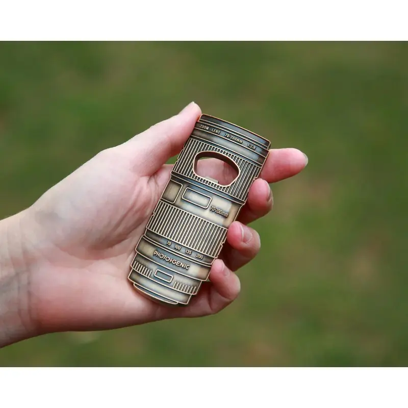 PhotoGenic Supply Telephoto Bottle Opener / Gold