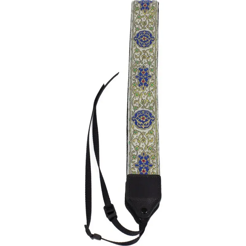 Perri's Leathers Ltd. 2" Jacquard Camera Strap (Gold Floral Trail)