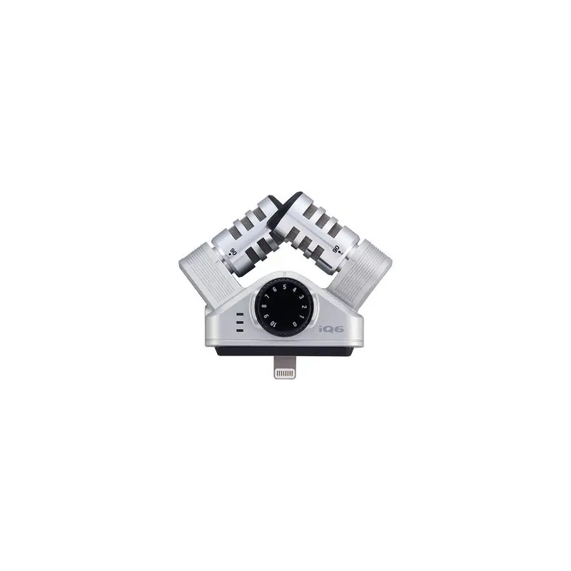 Zoom iQ6 Stereo X/Y Microphone for iOS  Devices with Lightning Connector