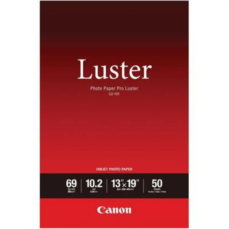 Canon 13x19 Photo Paper Pro (50 Sheets)  Inkjet Paper, Luster