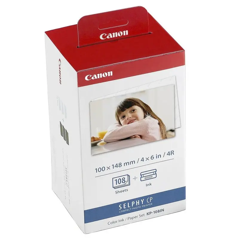 Canon KP-108IN Color Ink And Paper Set