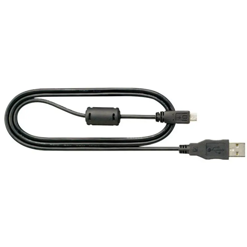 Nikon UC-E21 USB Type-A Male to Type-B  Micro Male Cable (Black)