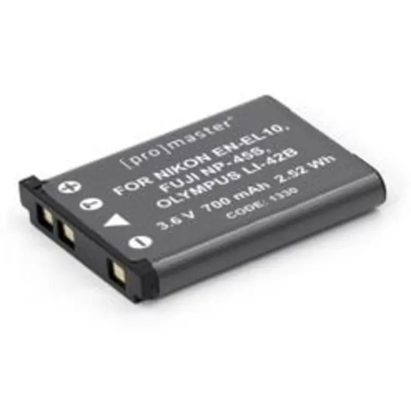 Promaster 1330 Li-ion Battery for Nikon EN-EL10, Fuji NP-45S, Olympus LI-42B
