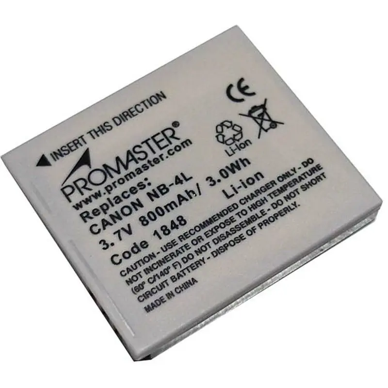 Promaster 1848 NB-4L Battery for Canon