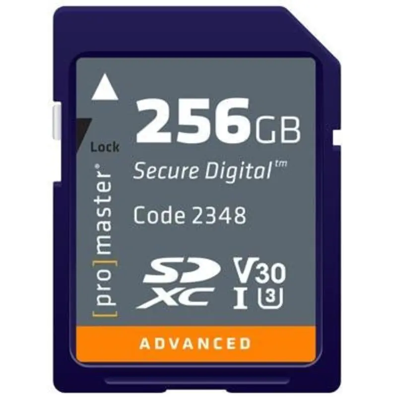 Promaster 2348 SDXC 256GB Advanced Memory Card