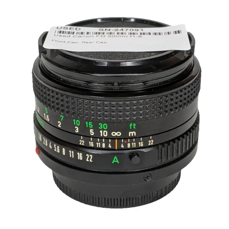 Used Canon FD 50mm f1.8
