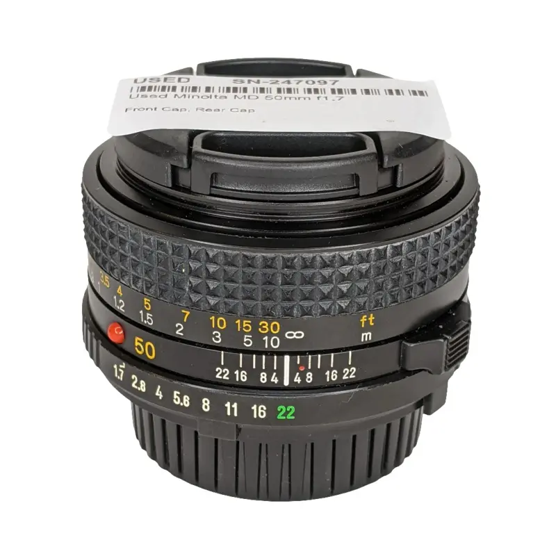 Used Minolta MD 50mm f1.7