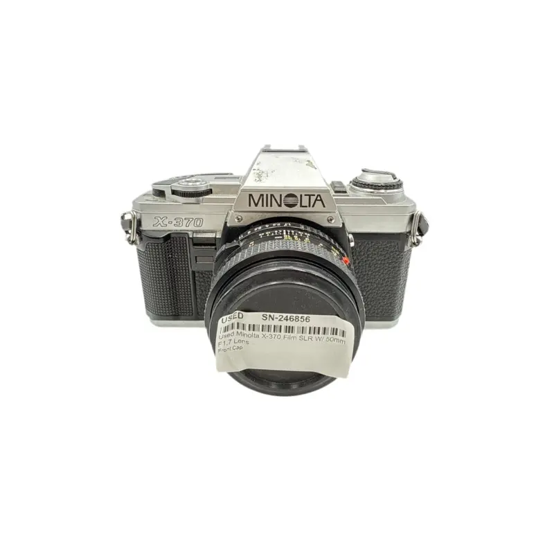 Used Minolta X-370 Film SLR W/ 50mm F1.7 Lens