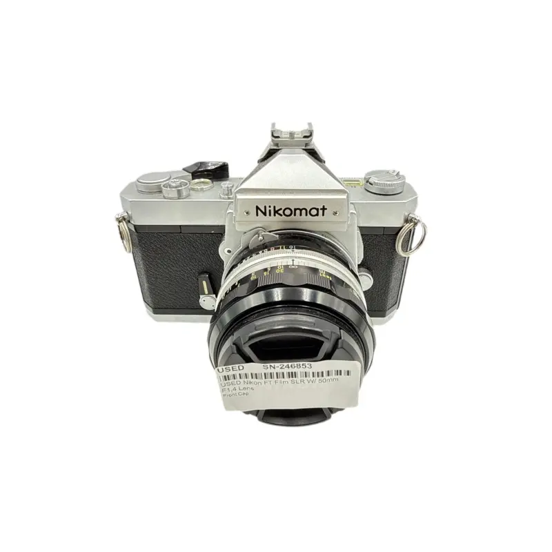 USED Nikon FT Film SLR W/ 50mm F1.4 Lens