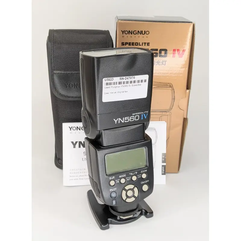 Used Yongnuo YN560 IV Speedlite