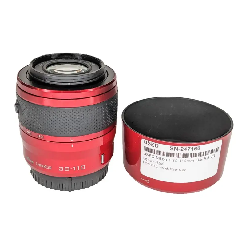 USED Nikon 1 30-110mm f3.8-5.6 VR Lens - Red