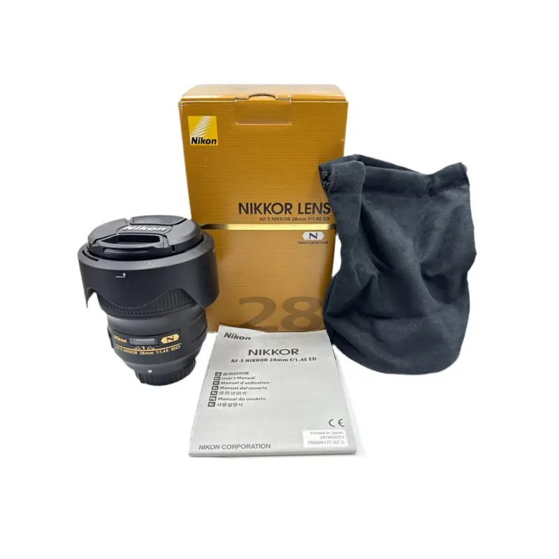 USED Nikon 28mm F1.4E ED AF-S Nikkor Lens