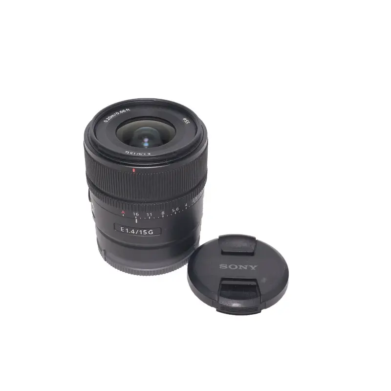 Used Sony E 15mm f/1.4 G Lens